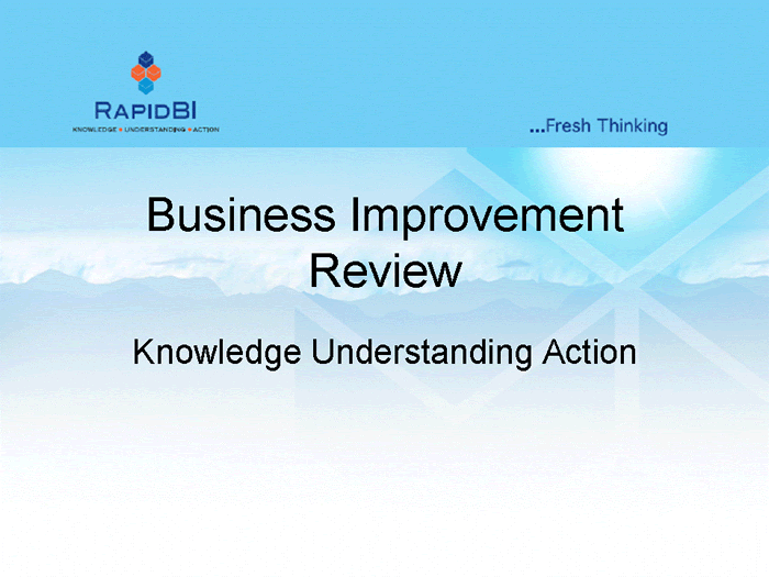 Business Improvement Review - Business Diagnostic Presentation